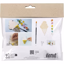 Mini DIY Kit Måla, mixade färger, Glass