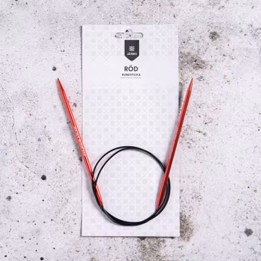 Rundsticka 80cm/4.00mm röd 1st