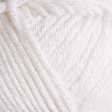 Merino bomull 50g Cloud Dancer