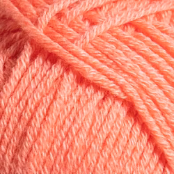 Merino bomull 50g Fusion Coral