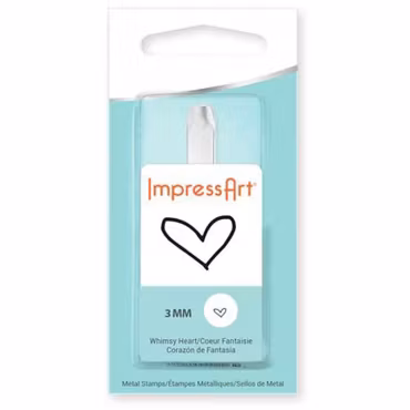 ImpressArt - Whimsy Heart Signature Designstans, 3mm