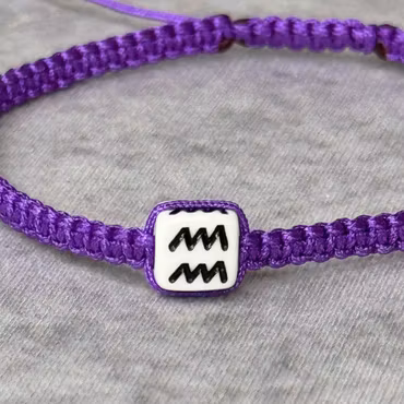 Armband med Vattumannens Stjärntecken