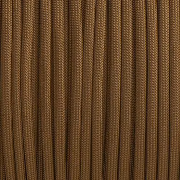 Hasselnötbrun Paracord 550 Typ III