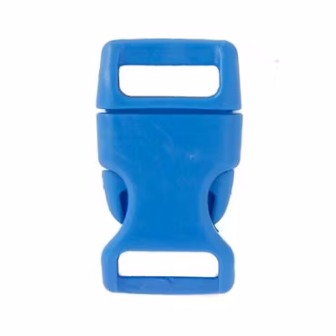 Snäpplås plast i Blått 16 mm 5/8 (M)