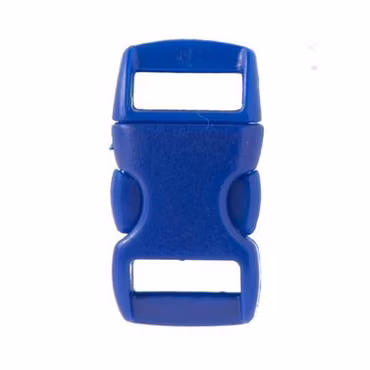 Snäpplås plast i Elektrisk Blå 10 mm 3/8 (S)