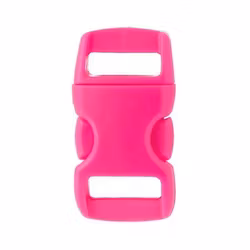 Snäpplås plast i Neonrosa 10 mm 3/8 (S)