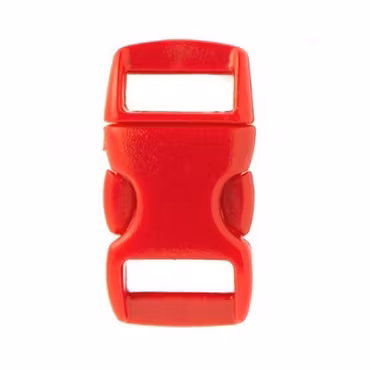 Snäpplås plast i Röd 10 mm 3/8 (S)