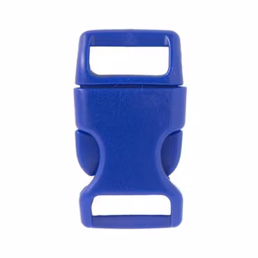Snäpplås plast i Elektrisk Blå 16 mm 5/8 (M)