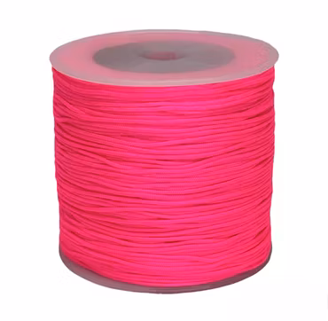 Neonrosa Nylontråd 0,8mm hel rulle