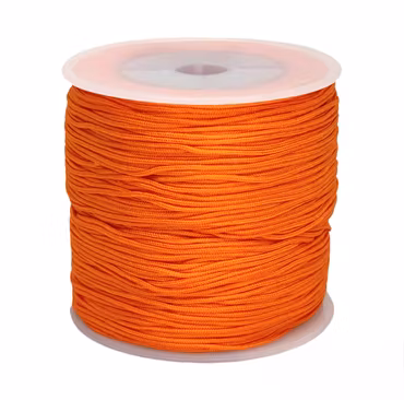 Orange Nylontråd 0,8mm hel rulle