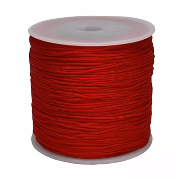 Röd Nylontråd 0,8mm hel rulle