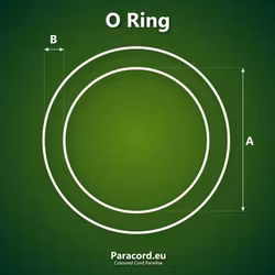 O-Ring i Rostfritt Stål 40 x 5 mm