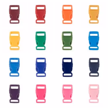 Snäpplås plast i Kelly Grön 16 mm 5/8 (M)