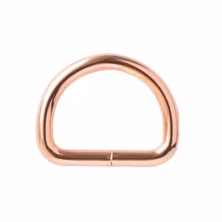 D-ring i Roséguld 25 x 4 mm