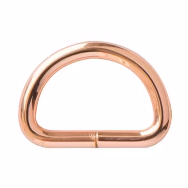 D-ring i Roséguld 32 x 5 mm