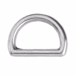 D-ring KONG 'Nickelpläterad' 21 x 4 mm