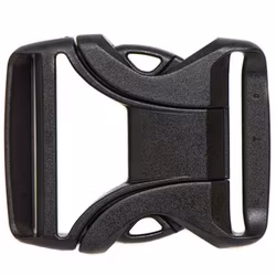 Snäpplås Svart 1 1/2" (XXL) YKK (38mm)