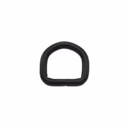 D-ring i Svart 13 x 3 mm