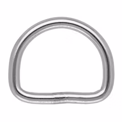 D-ring i Rostfritt stål 20 x 3 mm