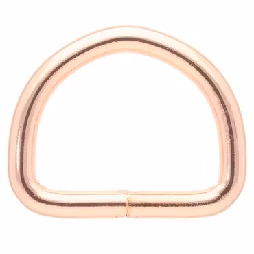 D-ring i Roséguld 26 x 4 mm