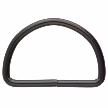 D-ring i Svart 52 x 4,5 mm