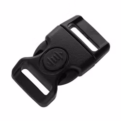 Snäpplås Svart Plast Secure Lock 15 mm