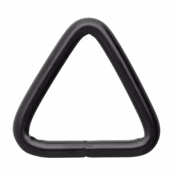 Trekant D-ring Stål 30 x 5 mm Svart