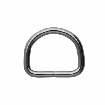 D-ring i Gun Metal 20 x 3 mm