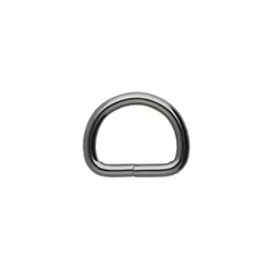 D-ring i Gun Metal 16 x 3 mm