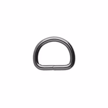 D-ring i Gun Metal 16 x 3 mm