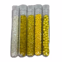 Seed Beads och Rörpärlor i Blandade Färger, 49 st rör