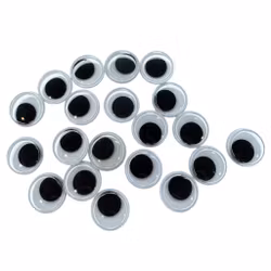Goggly Eyes Mellan Stora 5 par/10 st ø 15 mm