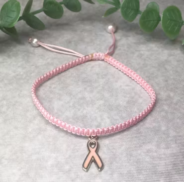 Rosa Bandet armband Ljusrosa