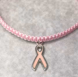 Rosa Bandet armband Ljusrosa