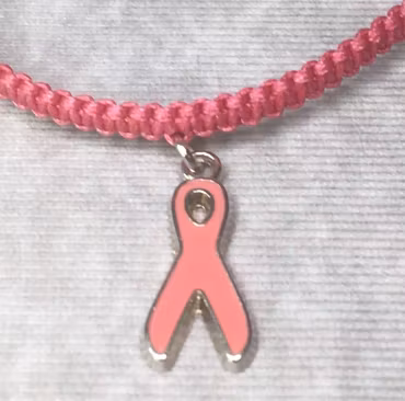 Rosa Bandet armband Mörkrosa