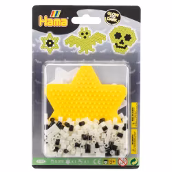 Hama Midi litet pärlkit Glow in the Dark Halloween