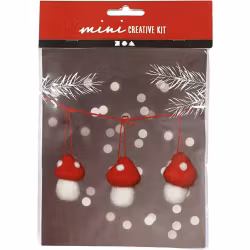 Mini DIY Kit 1 Set, Svamp På Snöre