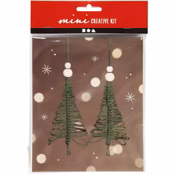 Mini DIY Kit 1 Förp., Makramé Julgran
