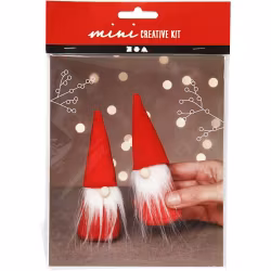 Mini DIY Kit 1 Förp., Tomtenissar, Röd
