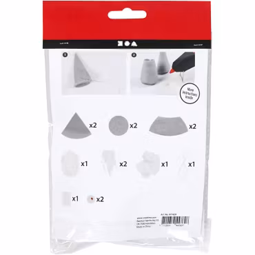 Mini DIY Kit 1 Förp., Skandinavisk Tomte, Grå