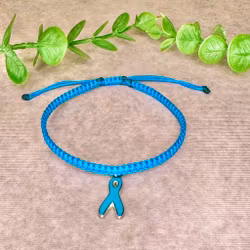 Blå Bandet armband Turkos