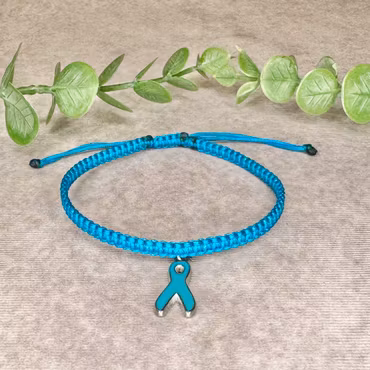 Blå Bandet armband Turkos