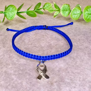 Blå Bandet armband Blå Hope