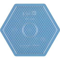 Hama Midi Pärlplatta Stor Sexkantig Transparent