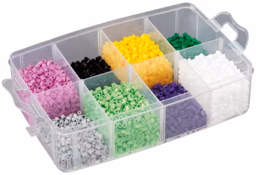 Hama Midi Stor Förvaringslåda - 12000 pärlor och 3 pärlplattor