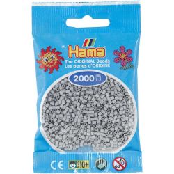 Hama Mini Ljusgrå no.70 - 2000 st