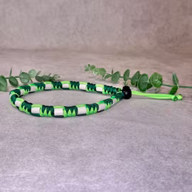 Ultra Neongrön/Kellygrön Metallic Fästinghalsband – Naturligt skydd med EM®-keramik