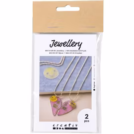 Mini DIY Kit Smycken, Vänskapshalsband i krympplast
