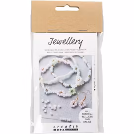 Mini DIY Kit Smycken, armband, örhänge med blommor
