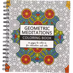 Antistress målarbok, geometrisk meditation